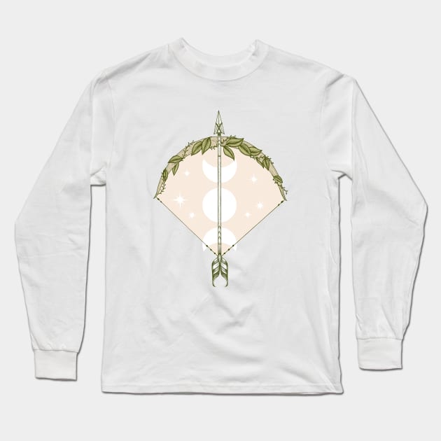 Bow and Arrow Long Sleeve T-Shirt by Barlena